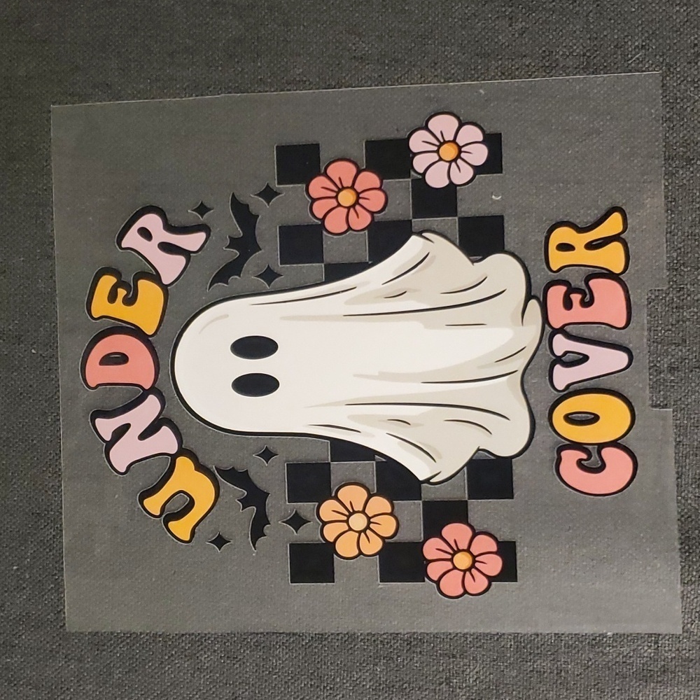 Halloween DTF Ghost Transfer